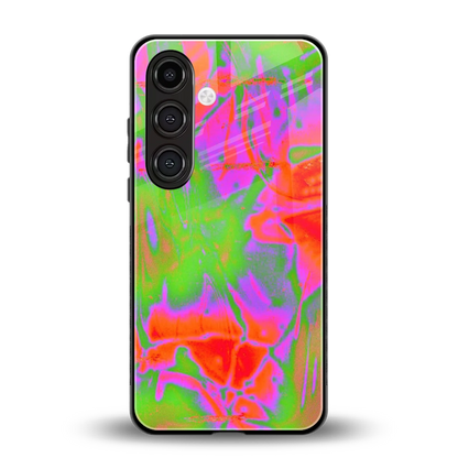 Triple Glow back phone cover | glass case for samsung galaxy s24