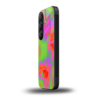 Triple Glow samsung galaxy s25 mobile cover | shockproof glass phone case