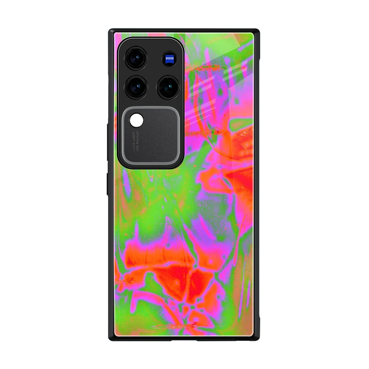 Triple Glow back phone cover | glass case forvivo v30 pro