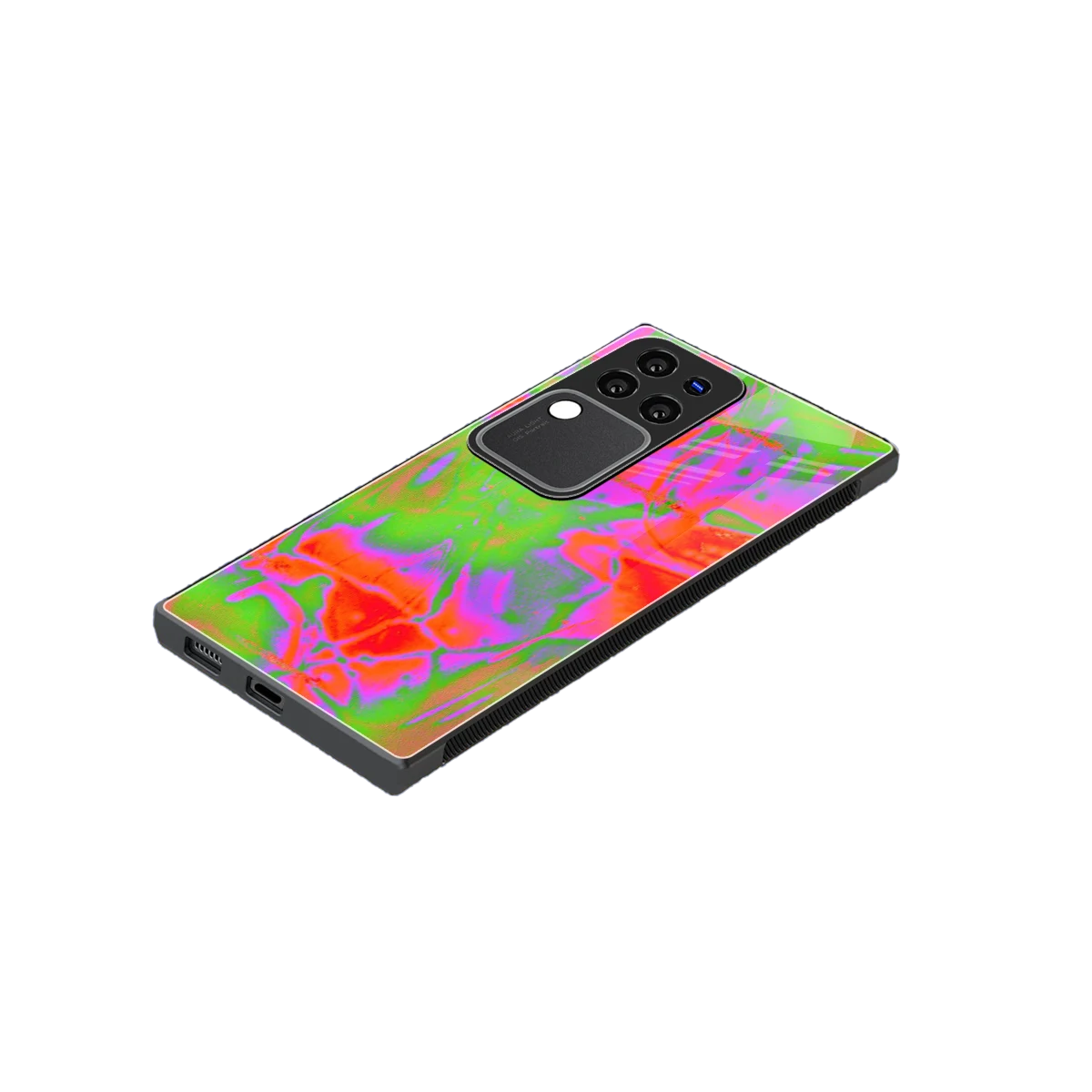 Triple Glow stylish phone case forvivo v30 pro | glossy glass and slim fit