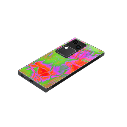 Triple Glow stylish phone case for vivo v30 | glossy glass and slim fit