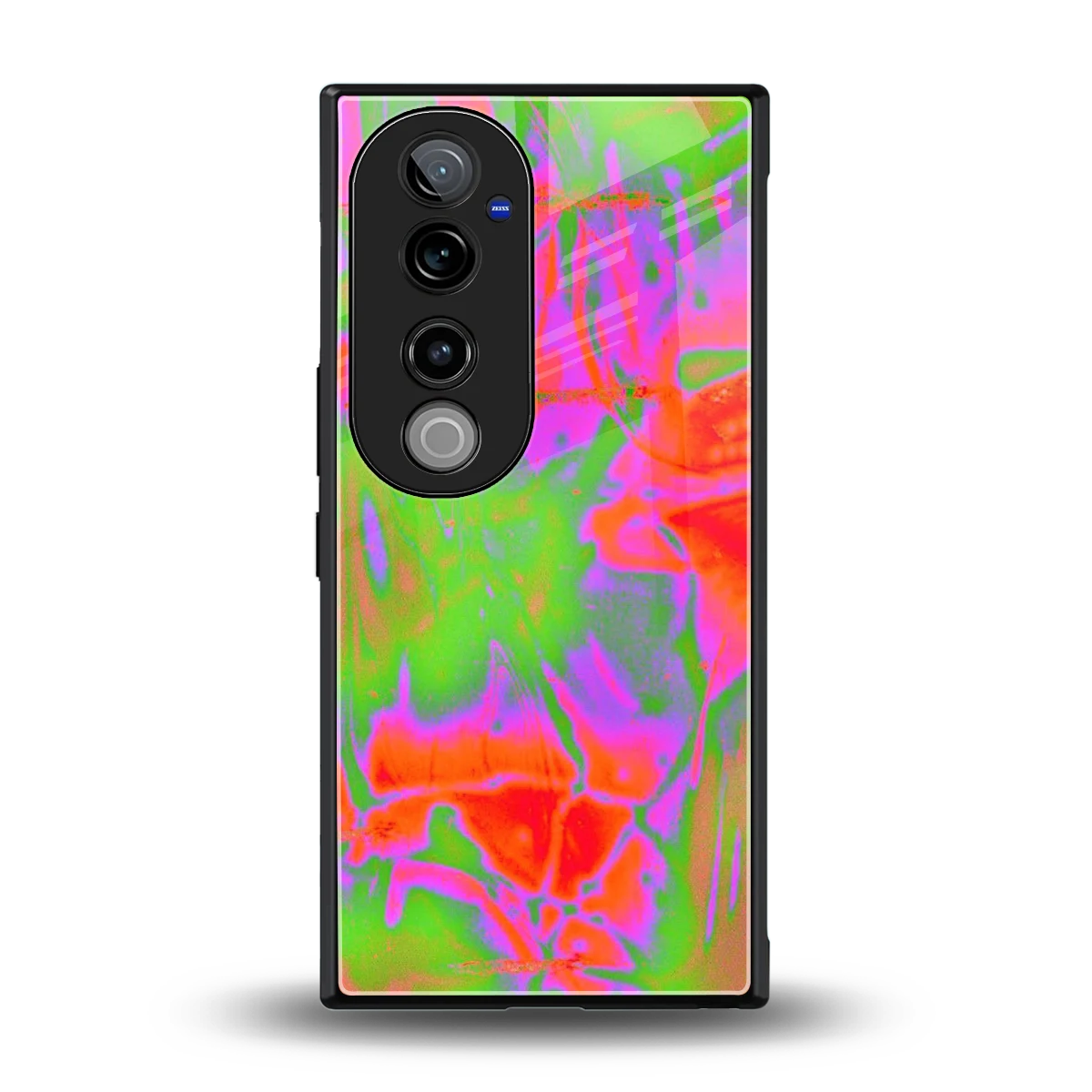 Triple Glow back phone cover | glass case for vivo v40 pro