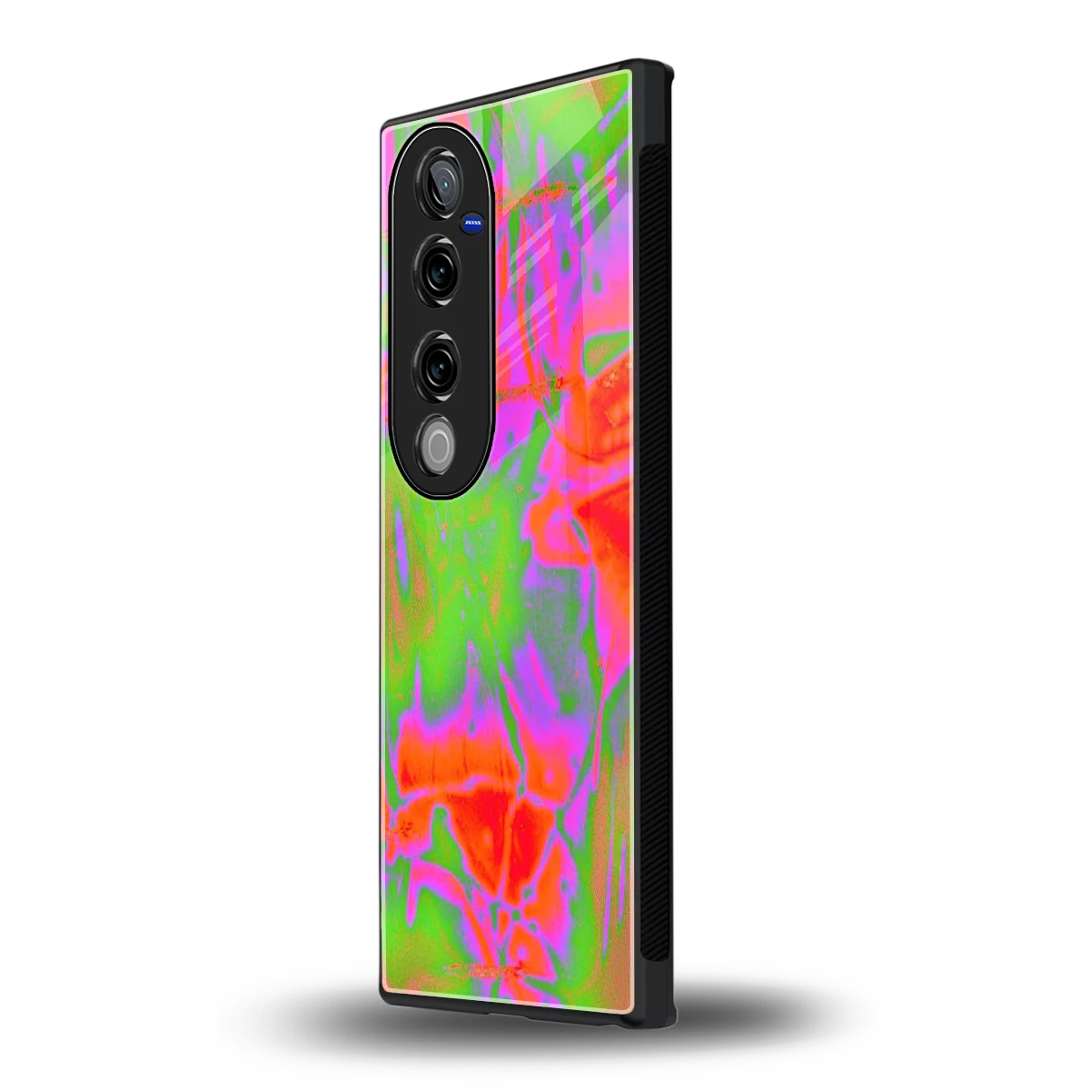 Triple Glow vivo v40 pro mobile cover | shockproof glass phone case