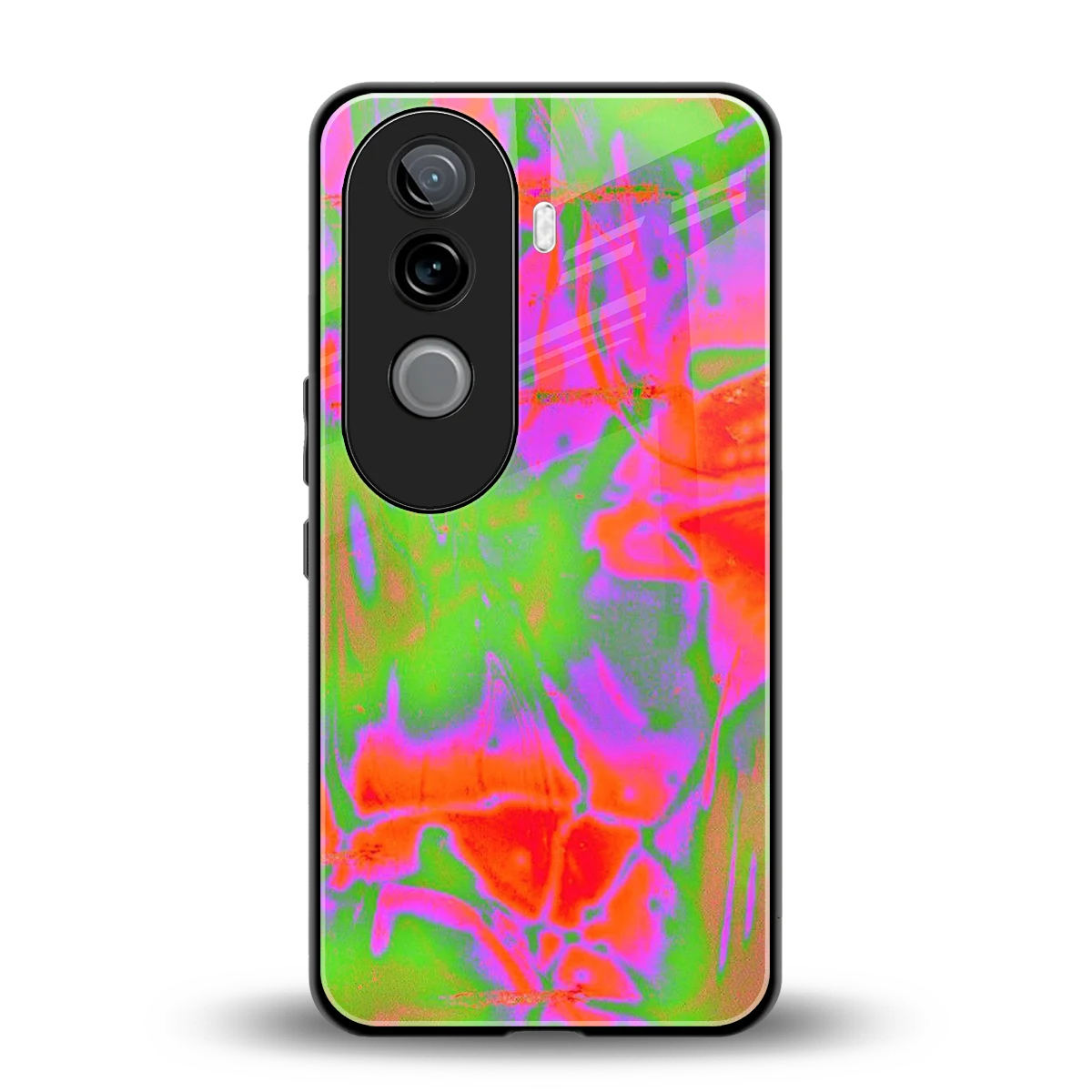 Triple Glow back phone cover | glass case for vivo v40e