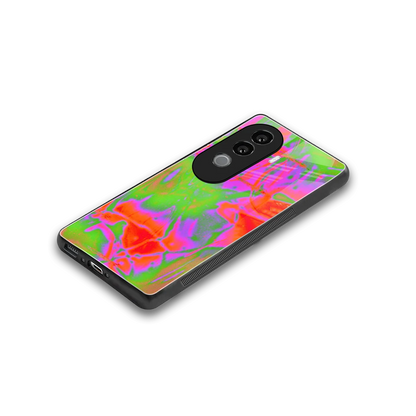 Triple Glow stylish phone case for vivo v40e | glossy glass and slim fit