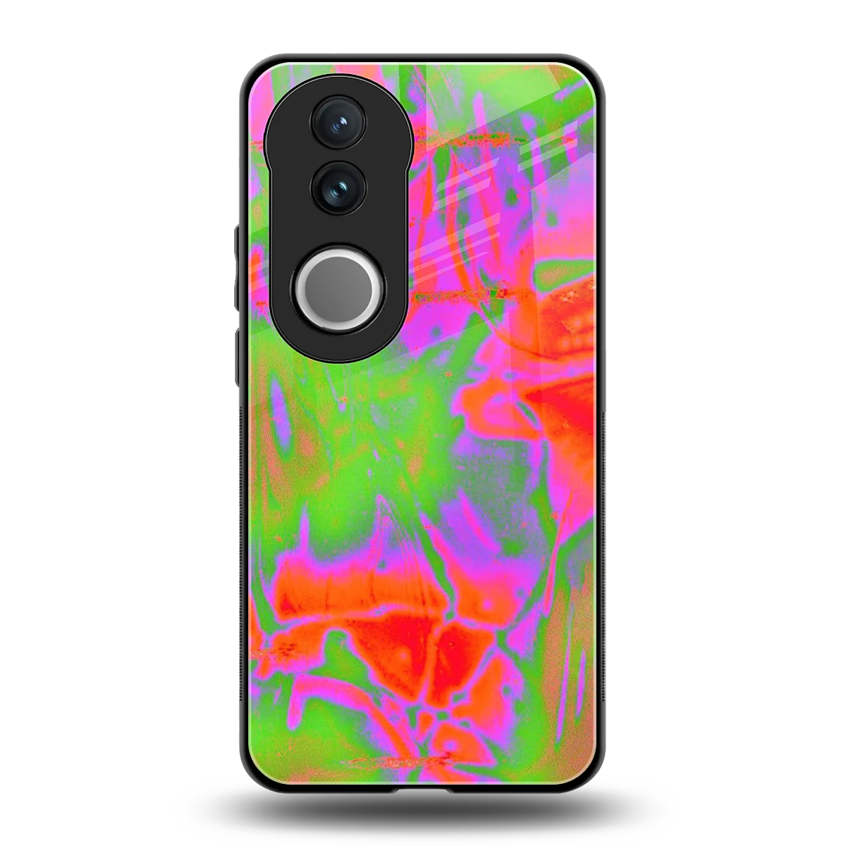 Triple Glow back phone cover | glass case for vivo v50