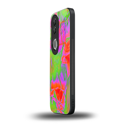 Triple Glow vivo v50 mobile cover | shockproof glass phone case