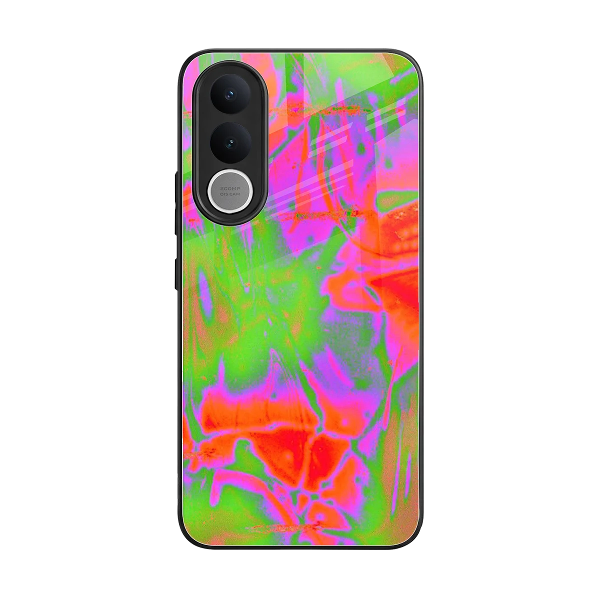 Triple Glow back phone cover | glass case for vivo v70 fe