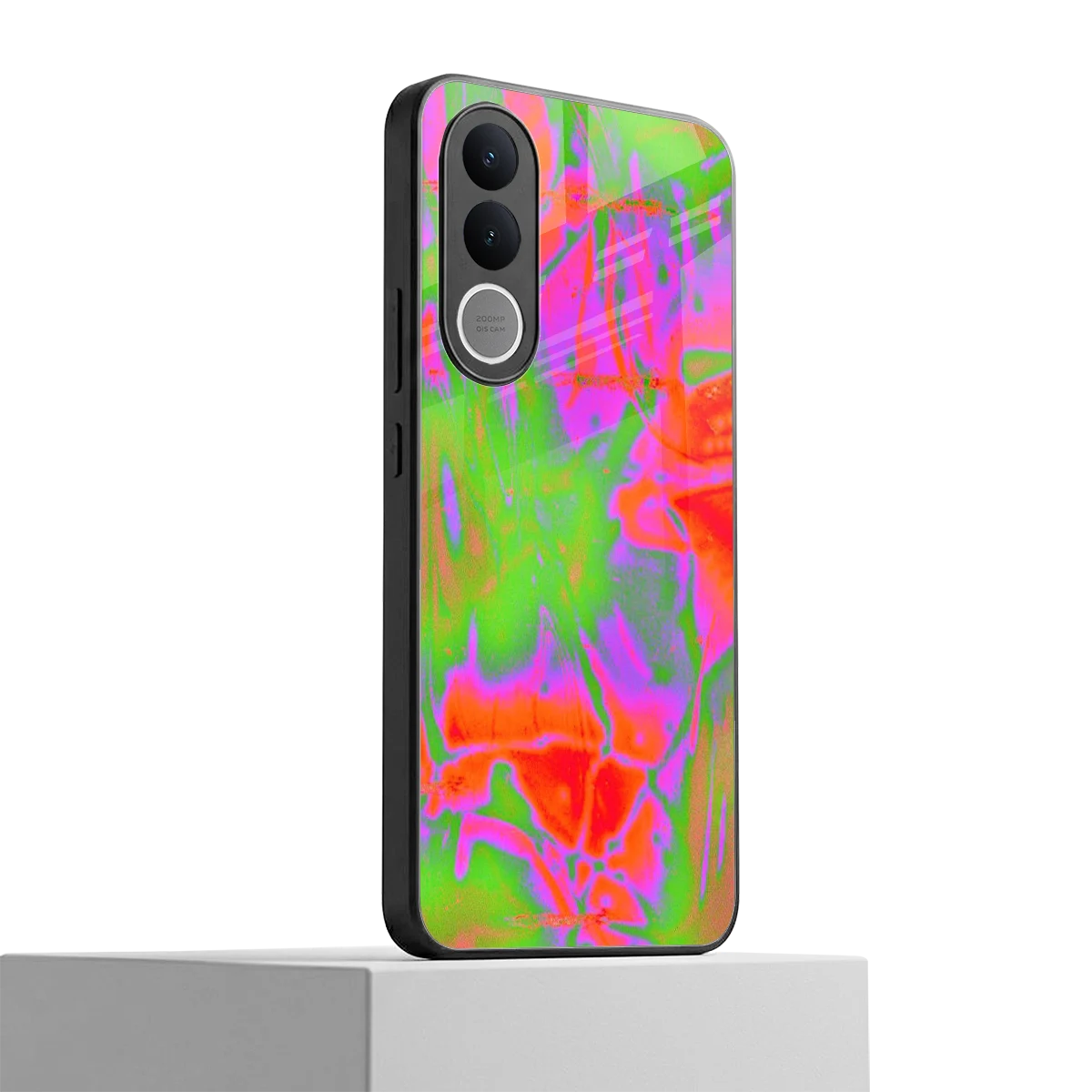 Triple Glow vivo v70 fe mobile cover | shockproof glass phone case