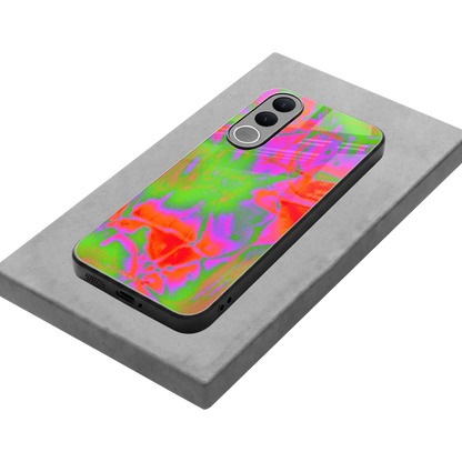 Triple Glow stylish phone case for vivo v70 fe | glossy glass and slim fit