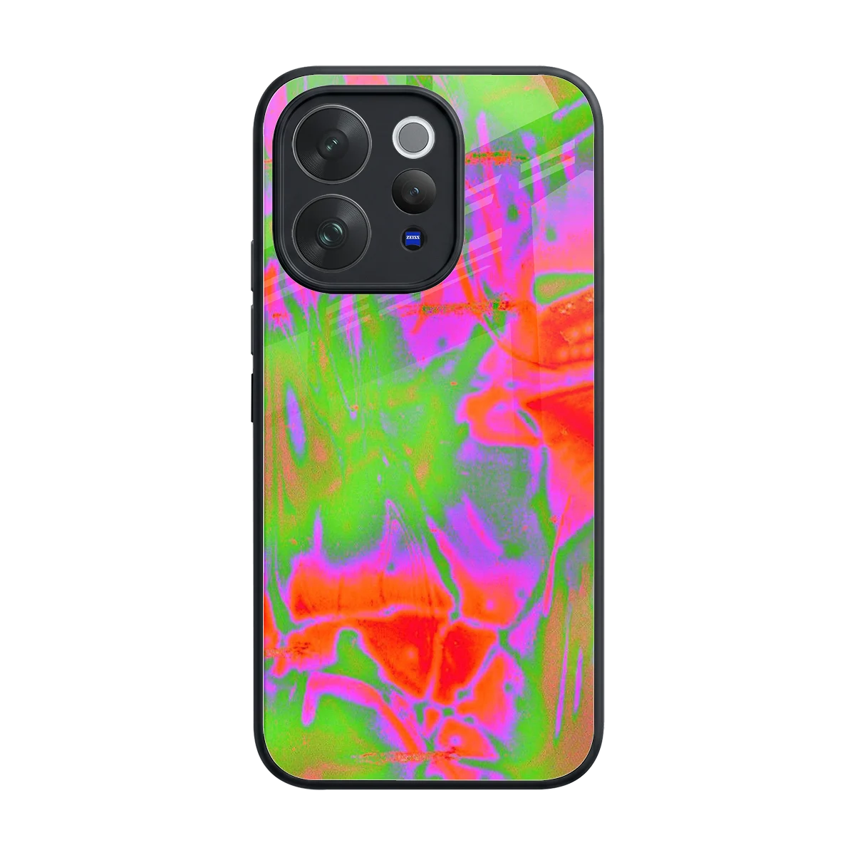 Triple Glow back phone cover | glass case for vivo v70 elite