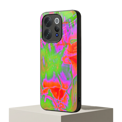 Triple Glow vivo v70 mobile cover | shockproof glass phone case