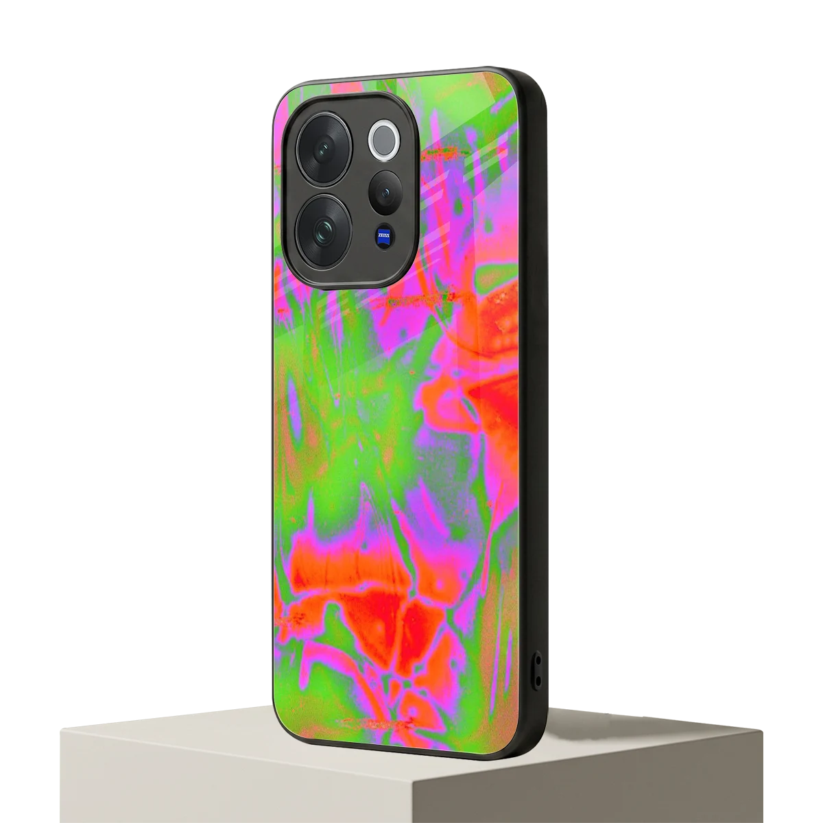 Triple Glow vivo v70 elite mobile cover | shockproof glass phone case