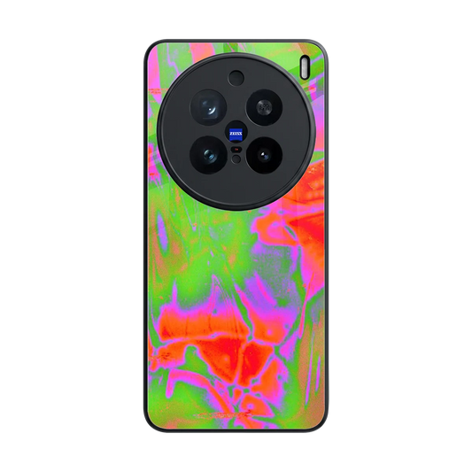 Triple Glow back phone cover | glass case for vivo x200 pro