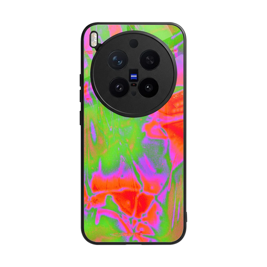 Triple Glow back phone cover | glass case for vivo x300 pro