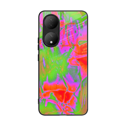 Triple Glow back phone cover | glass case for Vivo-y100