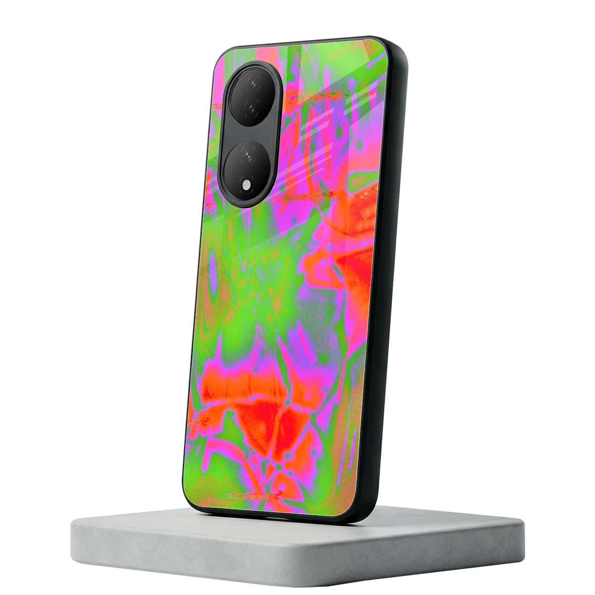 Triple Glow Vivo-y100 mobile cover | shockproof glass phone case