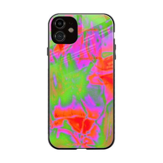 Triple Glow back phone cover | glass case for iphone 12