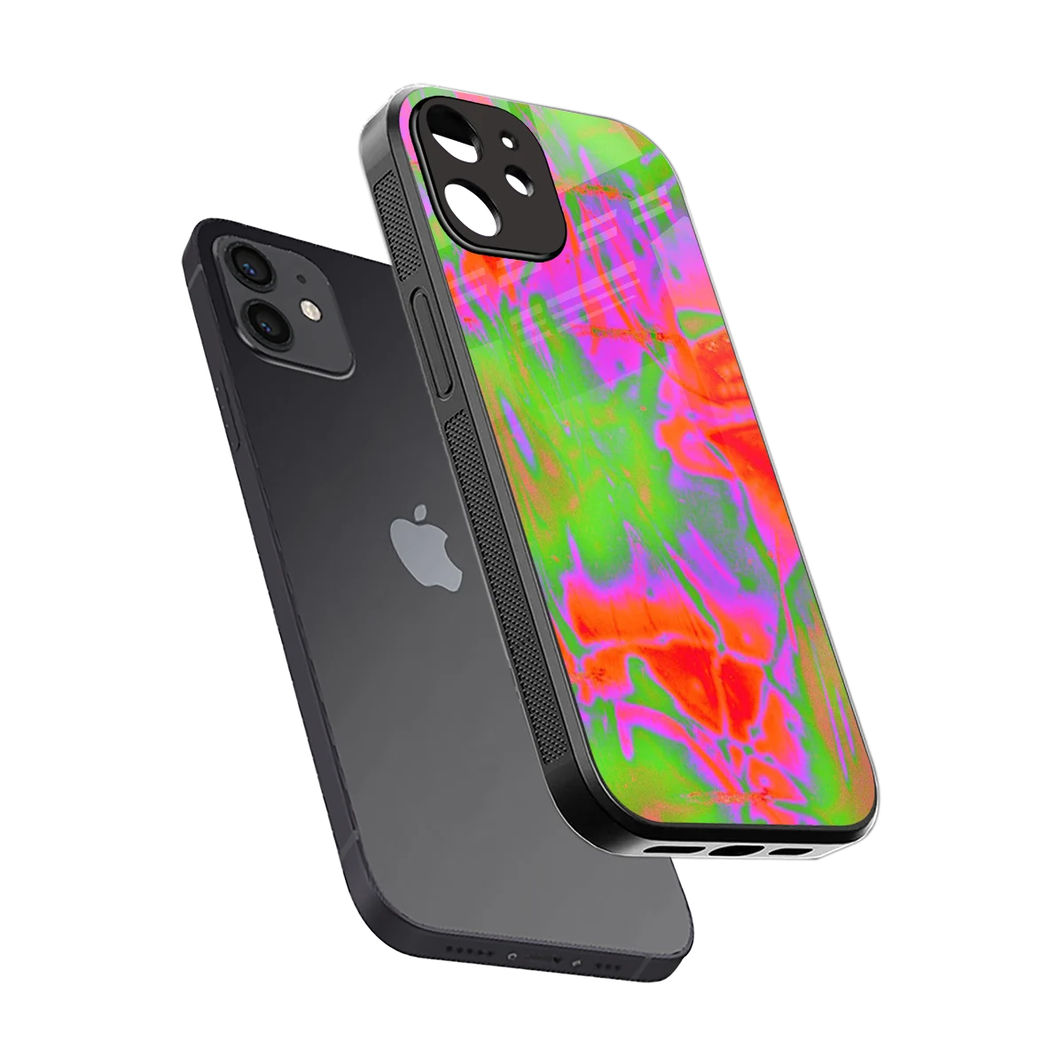 Triple Glow sleek iphone 11 cover with tempered glass back and TPU edges