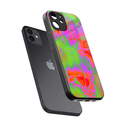 Triple Glow sleek iphone 11 cover with tempered glass back and TPU edges