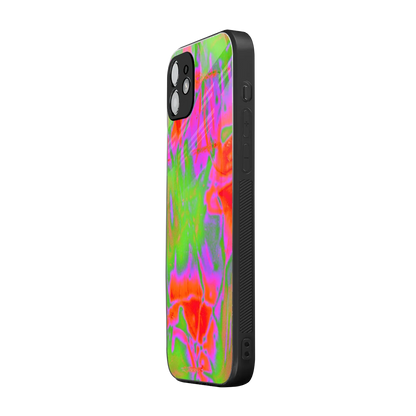 Triple Glow iphone 11 mobile cover | shockproof glass phone case