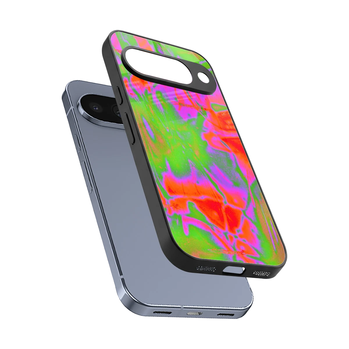 Triple Glow sleek google pixel 10 cover with tempered glass back and TPU edges