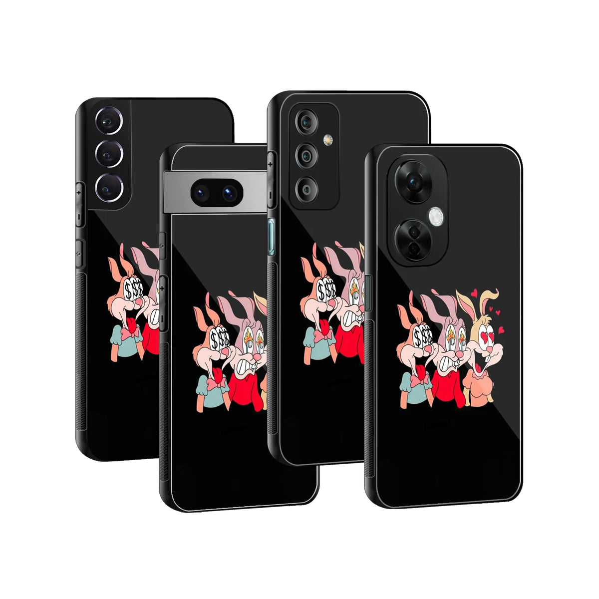 Stylish Glass Back Case for All Smartphones iPhone, Samsung, OnePlus, Pixel, Redmi, Oppo, Vivo, Motorola