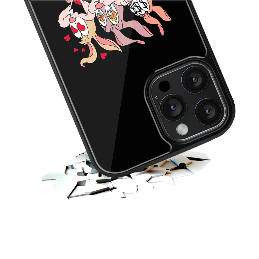Durable Glass Back Mobile Case for iPhone, Samsung, OnePlus, Google Pixel, Redmi, Vivo, Oppo