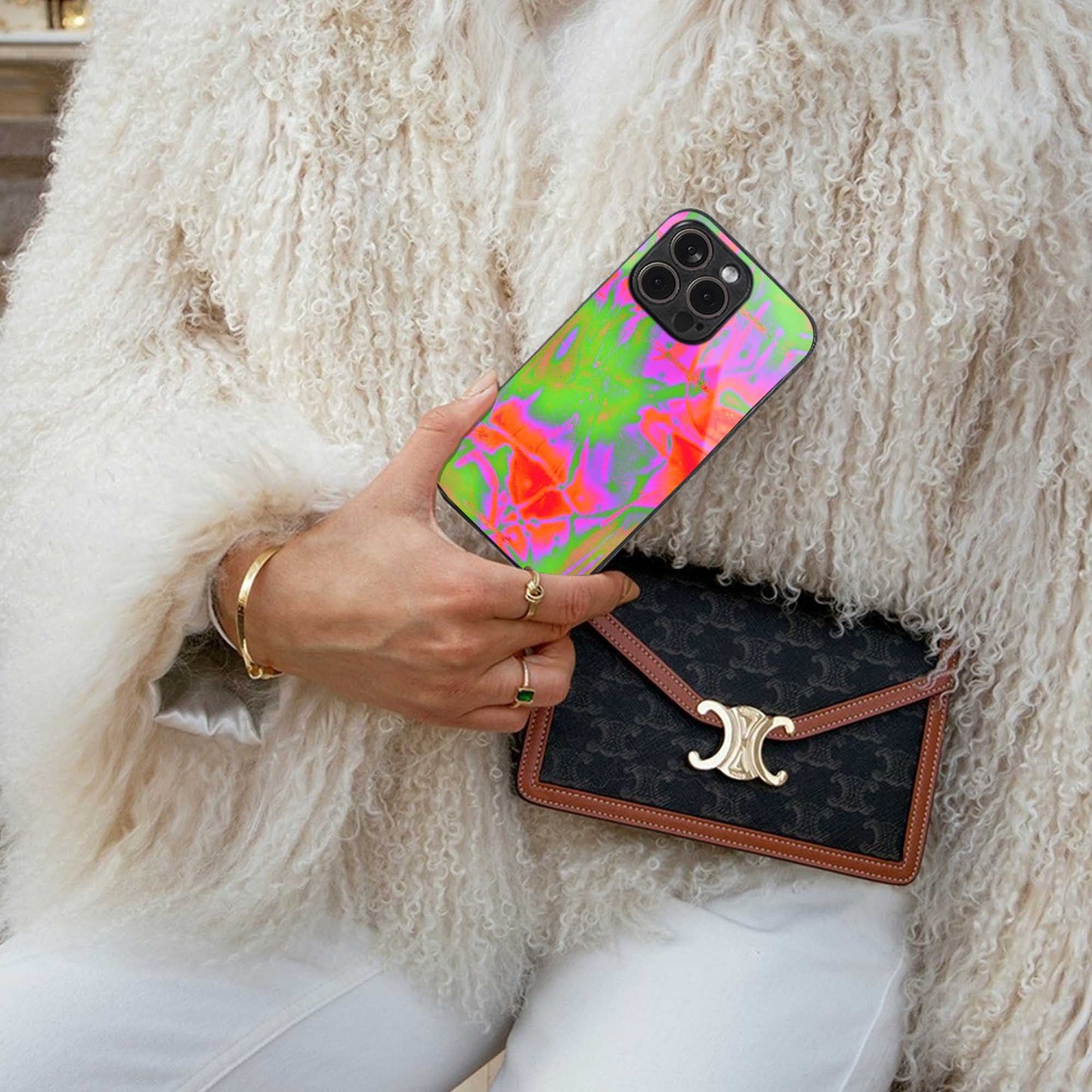 Triple Glow Phone Case for Iphone 16 | Glass Case