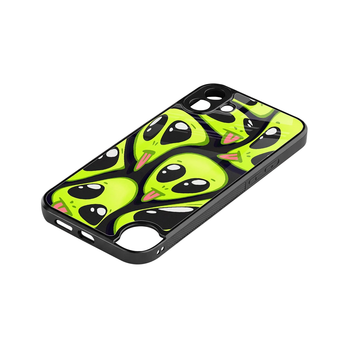 Trippy Aliens stylish phone case for cmf nothing phone 1 | glossy glass and slim fit