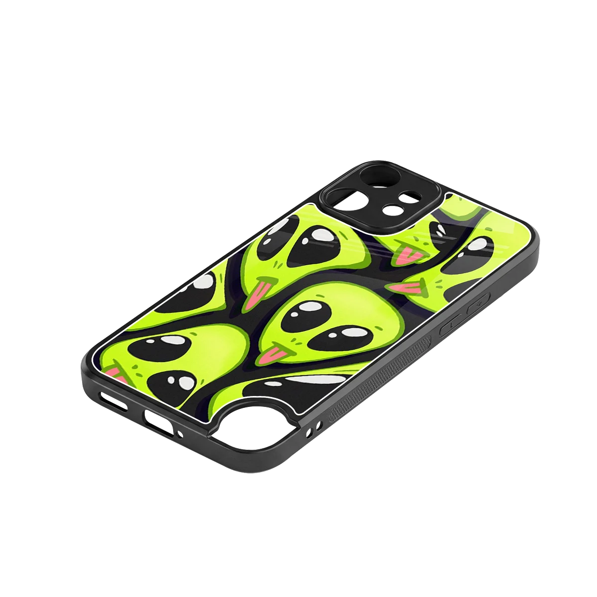 Trippy Aliens stylish phone case for cmf nothing phone 2 pro | glossy glass and slim fit
