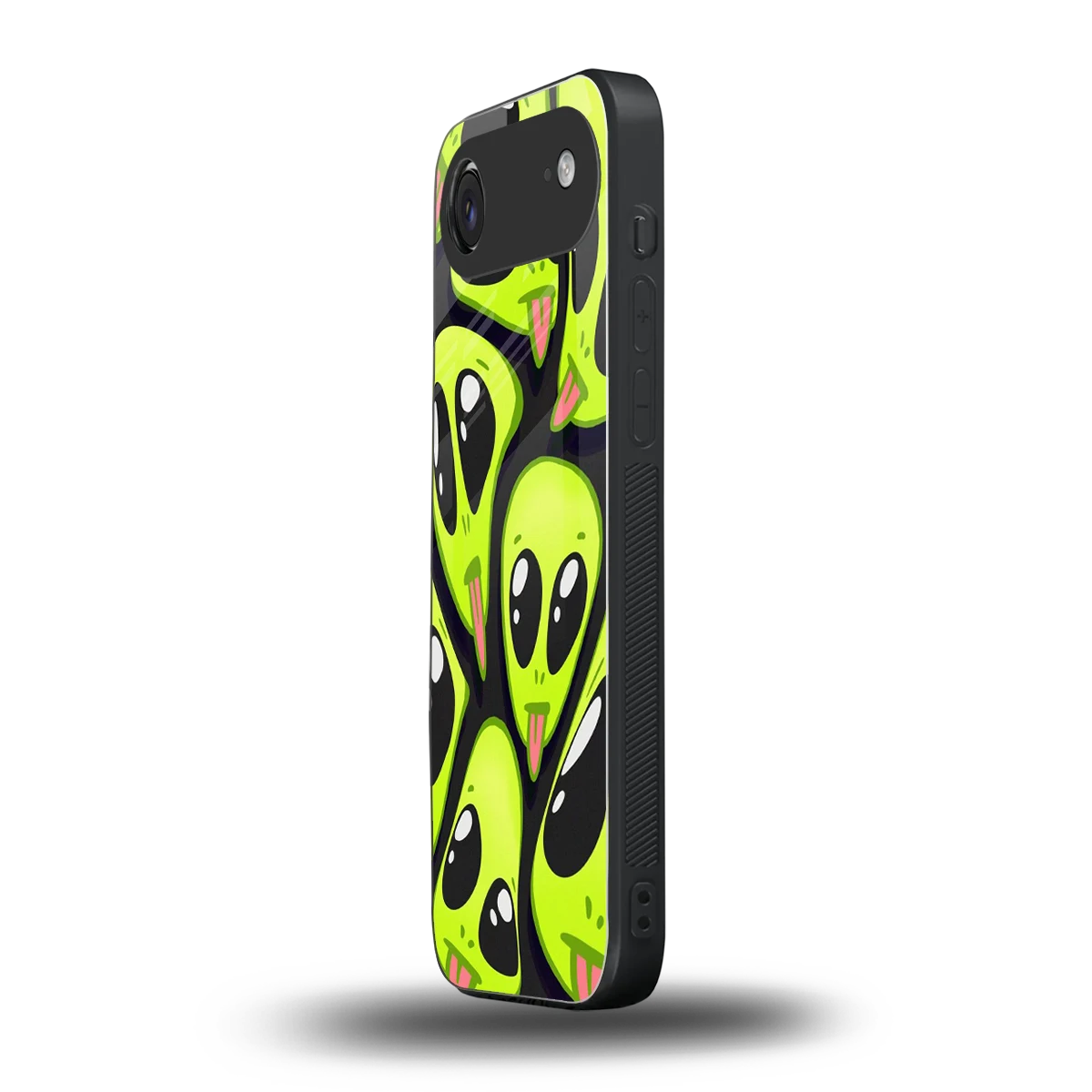 Trippy Aliens iphone air mobile cover | shockproof glass phone case