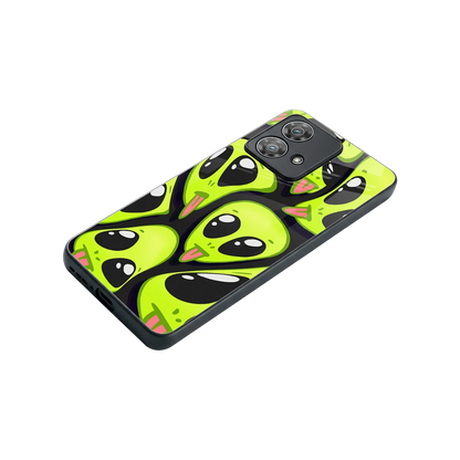 Trippy Aliens stylish phone case for motorola edge 40 neo 5g | glossy glass and slim fit
