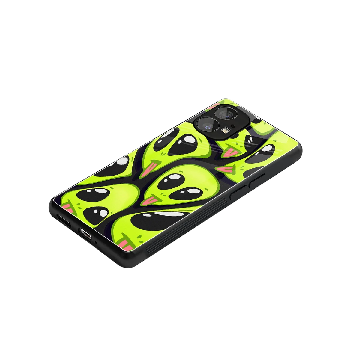 Trippy Aliens stylish phone case for nothing phone 1 | glossy glass and slim fit