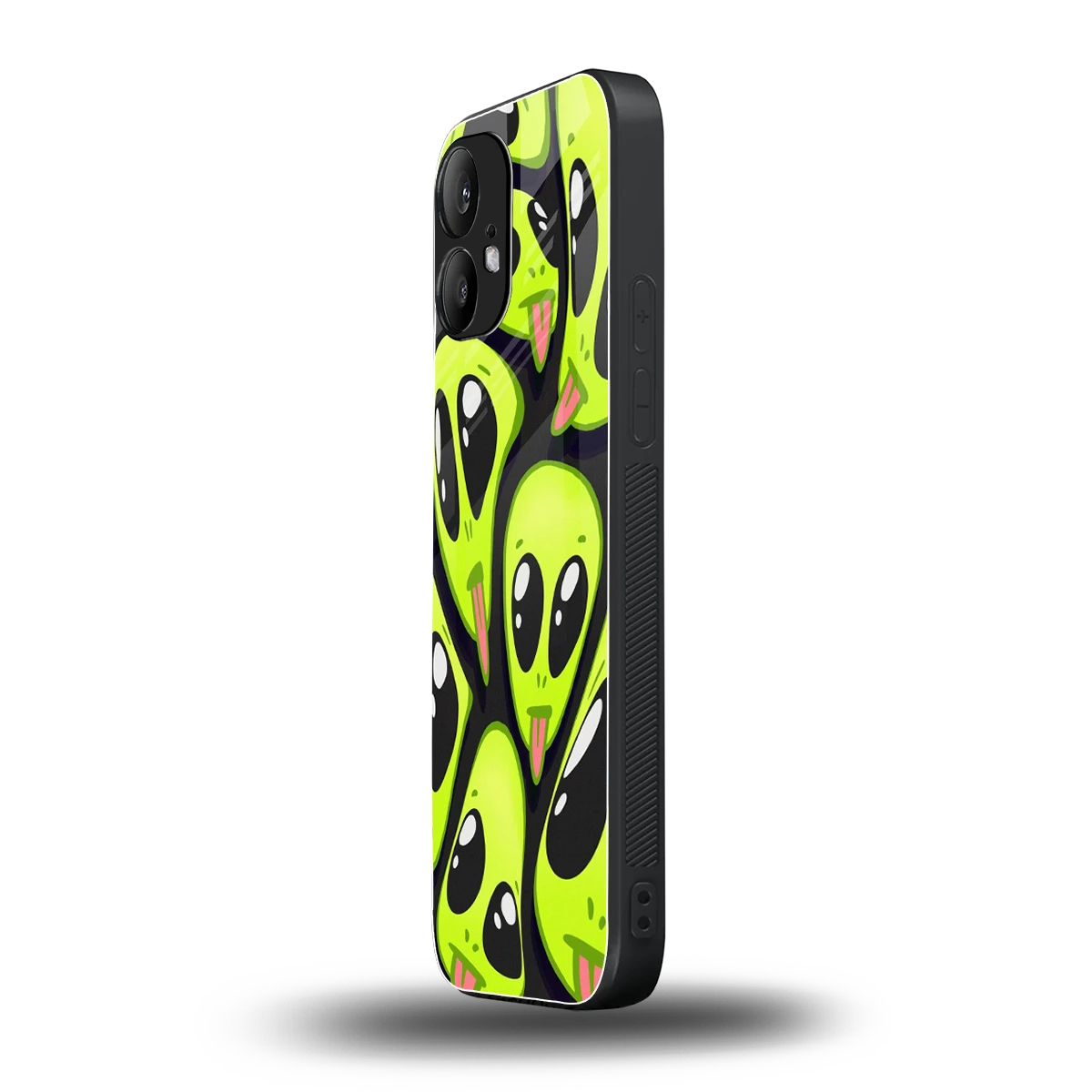 Trippy Aliens nothing phone 2 mobile cover | shockproof glass phone case
