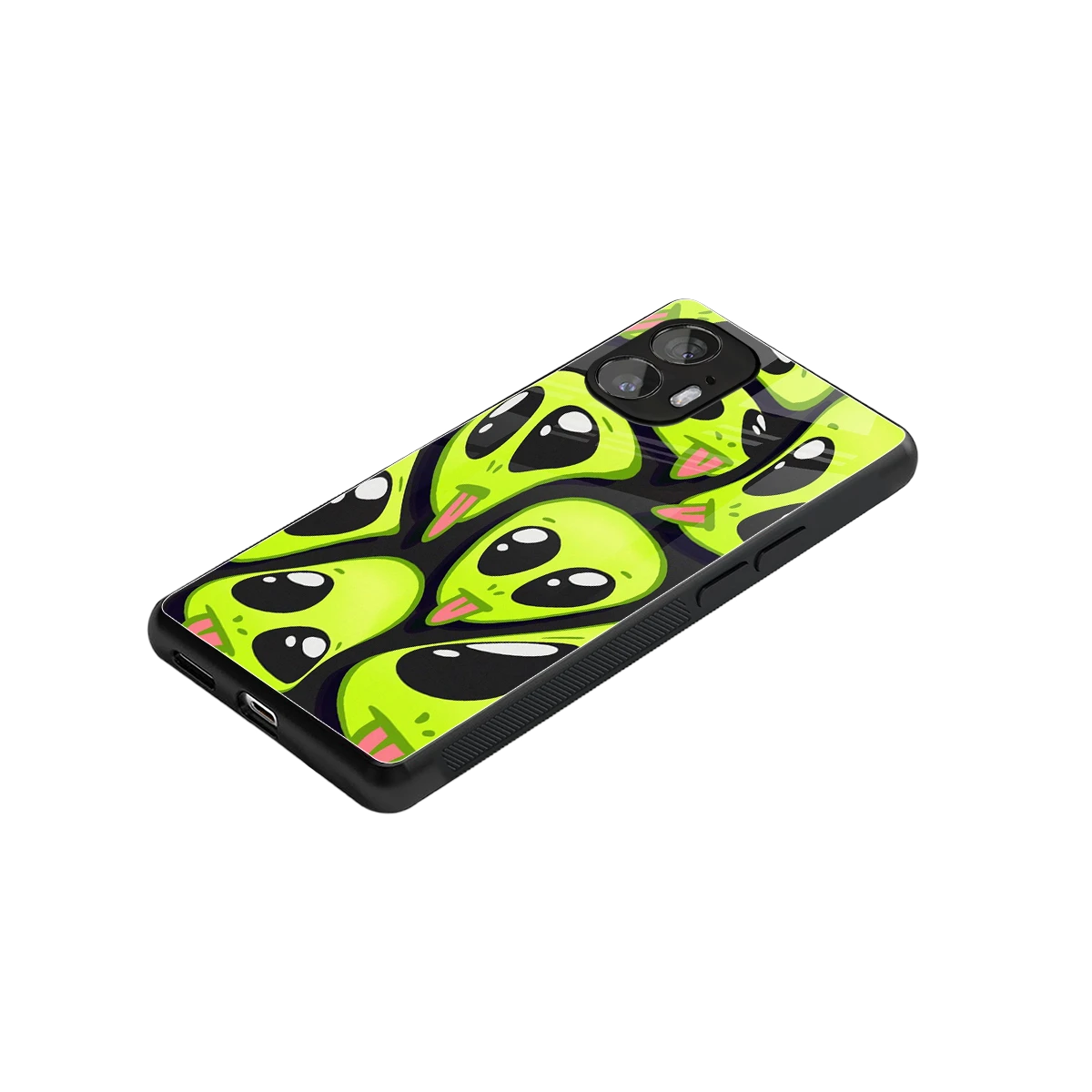 Trippy Aliens stylish phone case for nothing phone 2 | glossy glass and slim fit