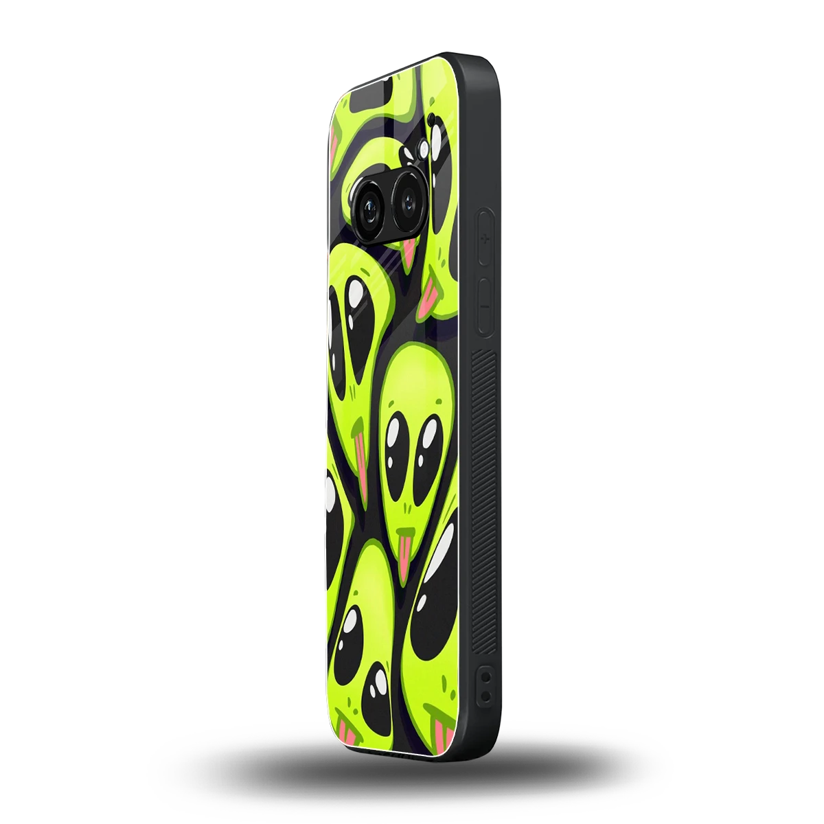 Trippy Aliens nothing phone 2a plus mobile cover | shockproof glass phone case