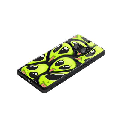 Trippy Aliens stylish phone case for nothing phone 2a | glossy glass and slim fit