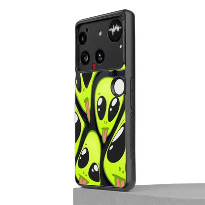 Trippy Aliens nothing phone 3 mobile cover | shockproof glass phone case