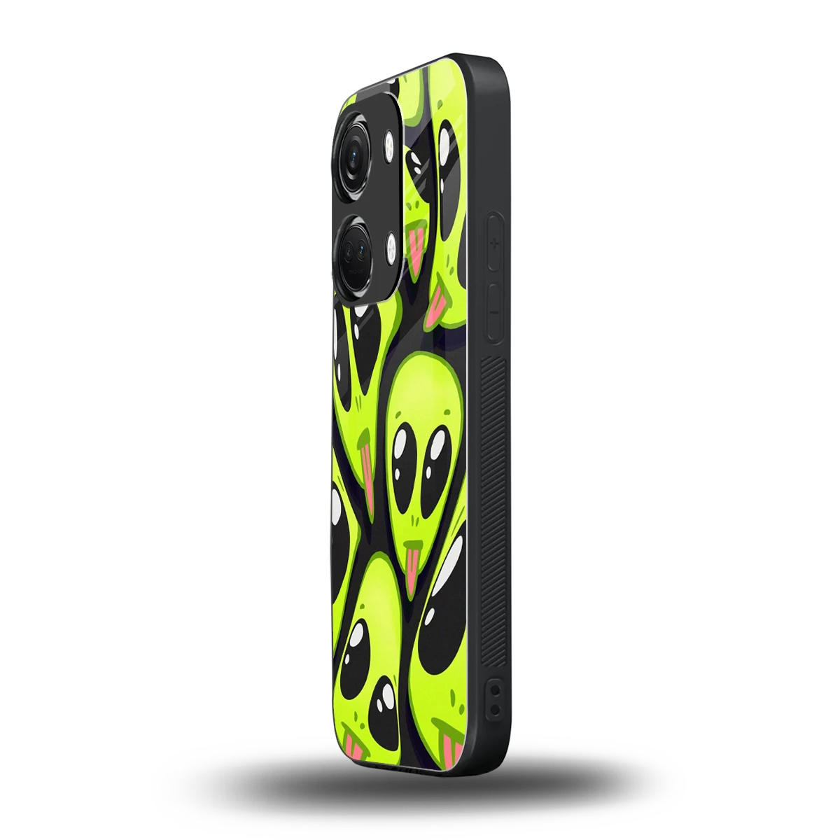 Trippy Aliens oneplus nord 3 mobile cover | shockproof glass phone case