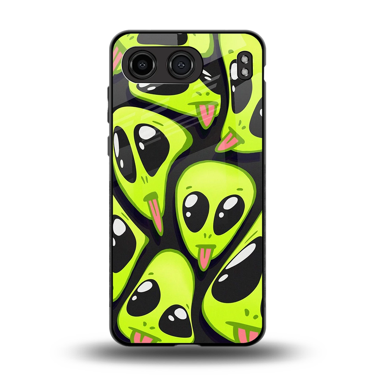 Trippy Aliens back phone cover | glass case for oneplus nord 4