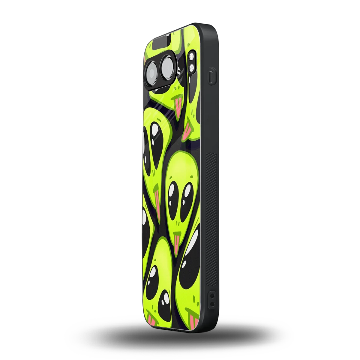 Trippy Aliens oneplus nord 4 mobile cover | shockproof glass phone case