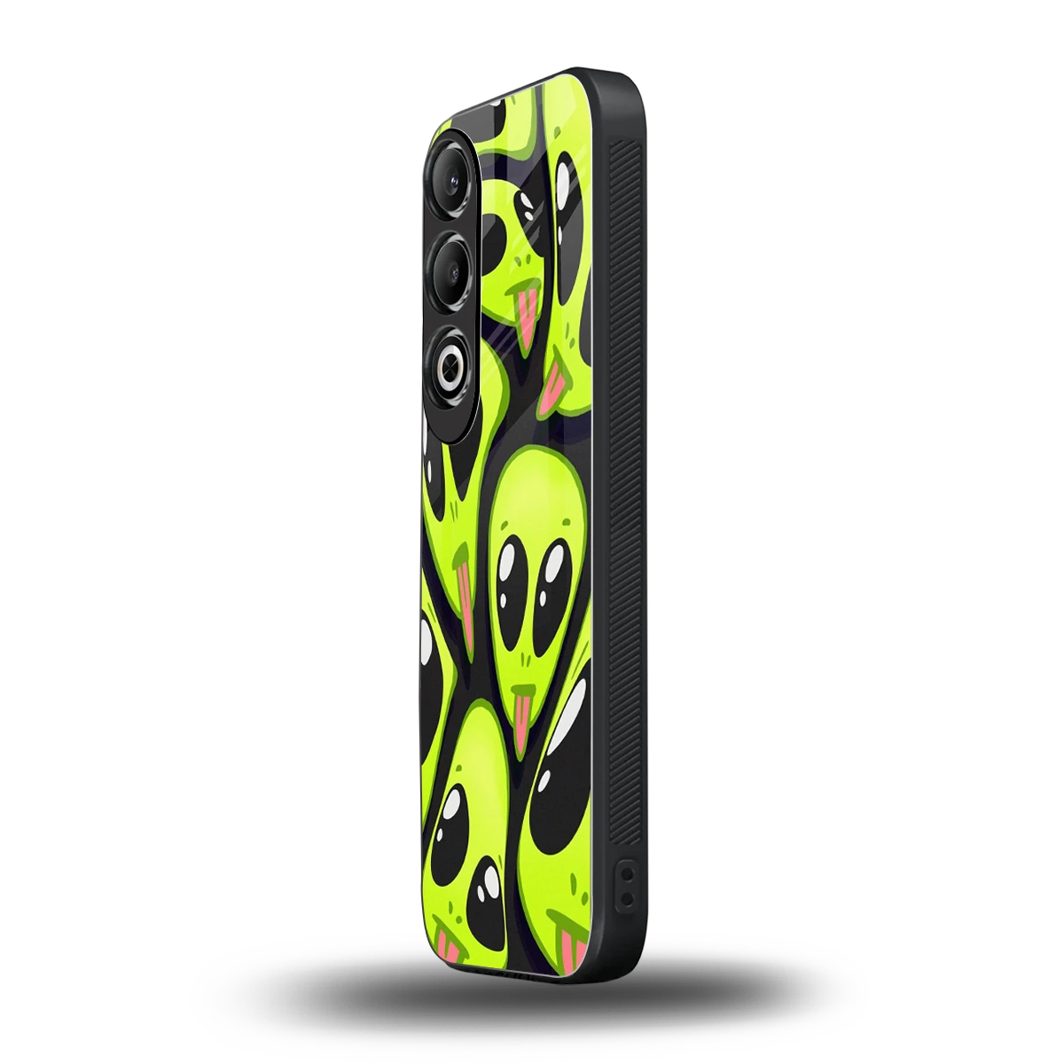 Trippy Aliens oneplus nord ce 4 mobile cover | shockproof glass phone case
