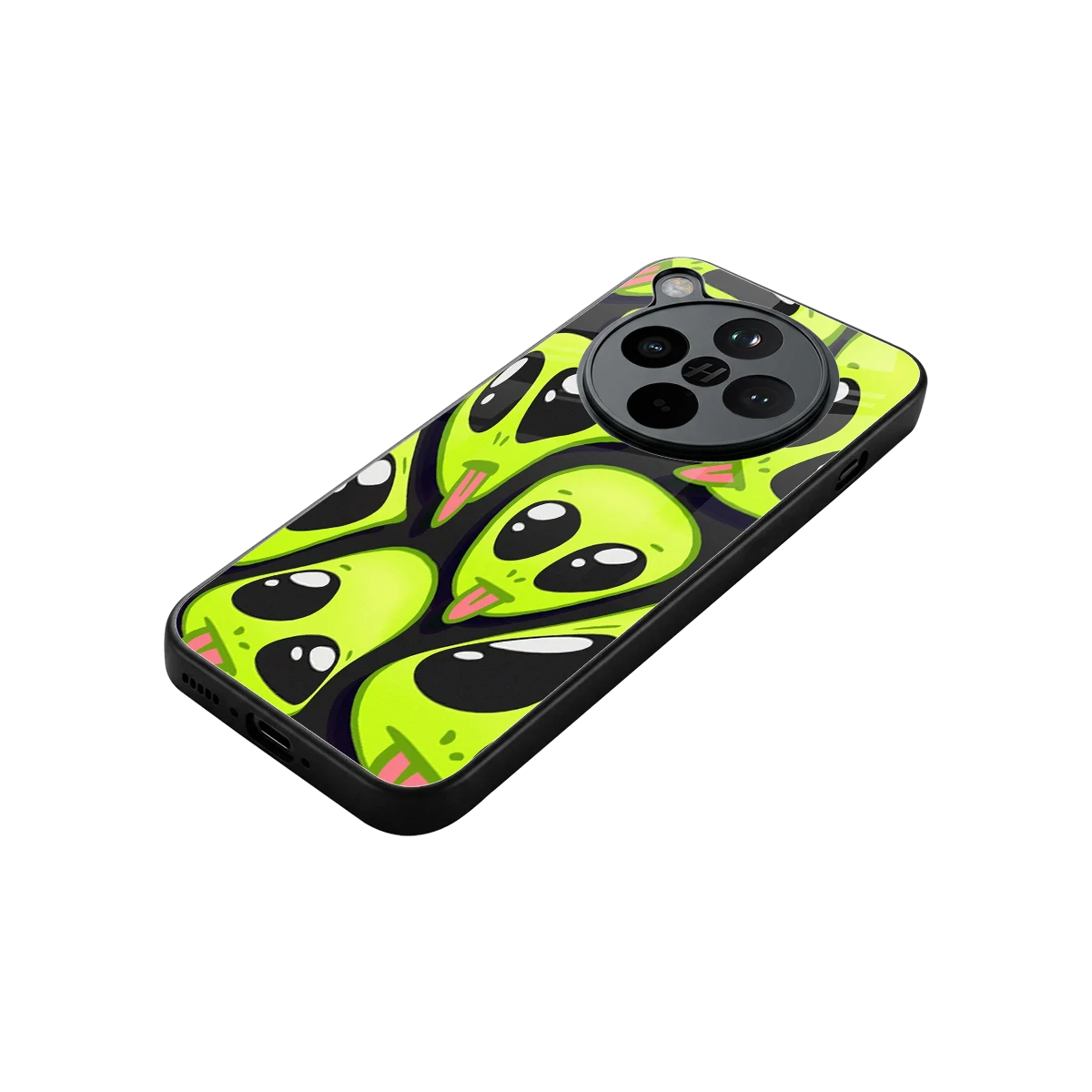 Trippy Aliens stylish phone case for oppo find x8 | glossy glass and slim fit