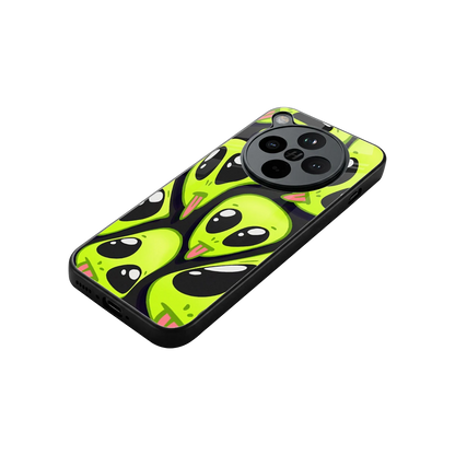 Trippy Aliens stylish phone case for oppo find x8 | glossy glass and slim fit