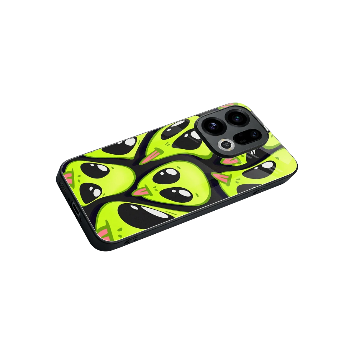 Trippy Aliens stylish phone case for oppo find x9 | glossy glass and slim fit