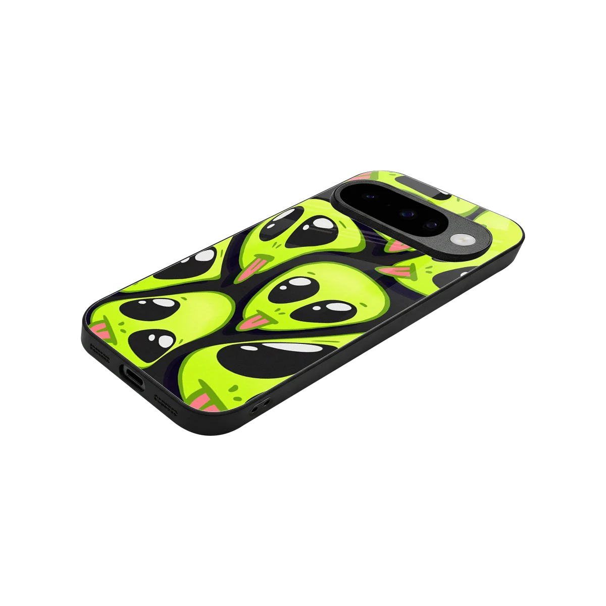 Trippy Aliens stylish phone case for google pixel 10 | glossy glass and slim fit