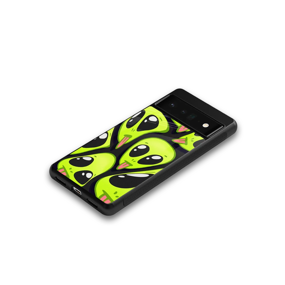 Trippy Aliens google pixel 6 pro mobile cover | shockproof glass phone case