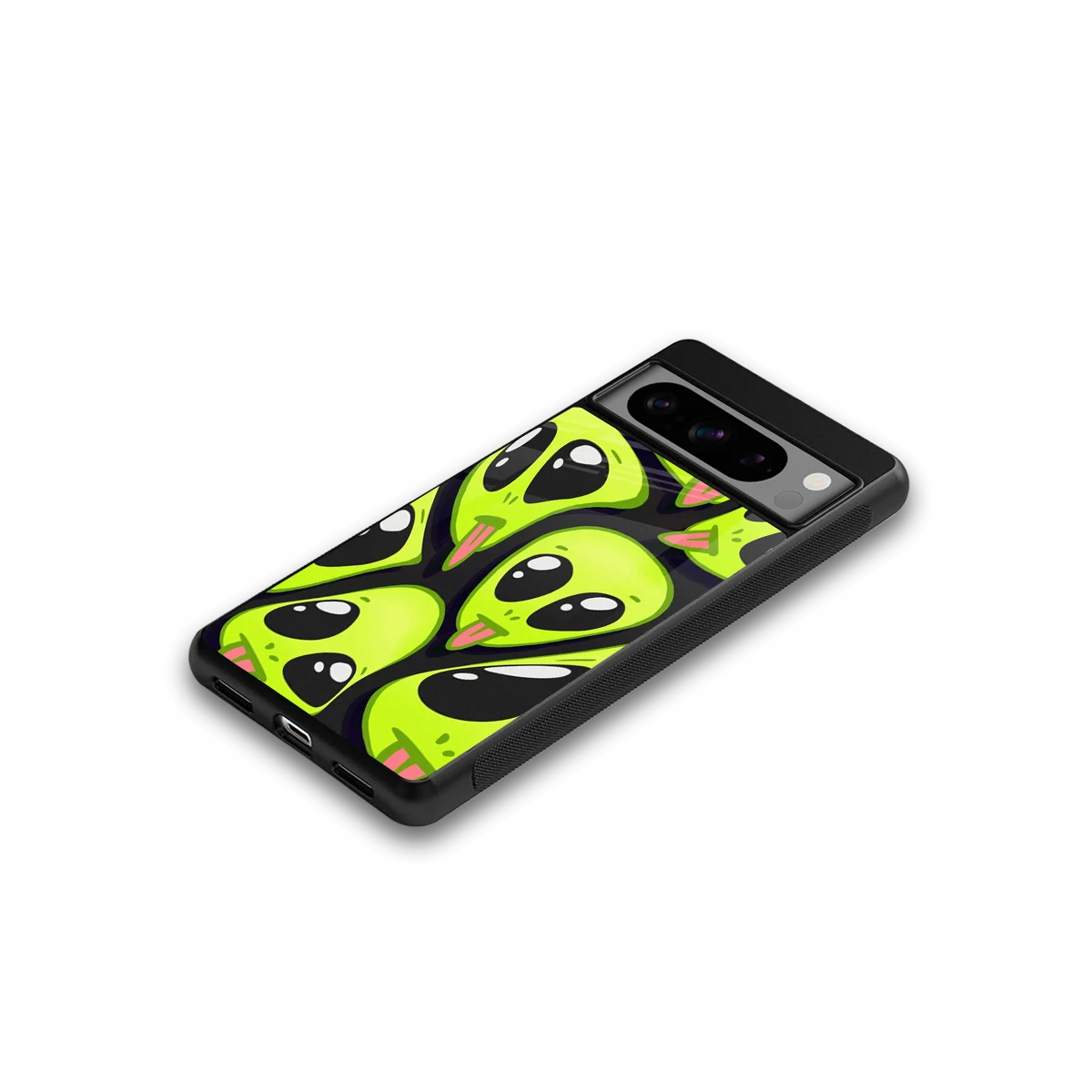 Trippy Aliens google pixel 8 pro mobile cover | shockproof glass phone case