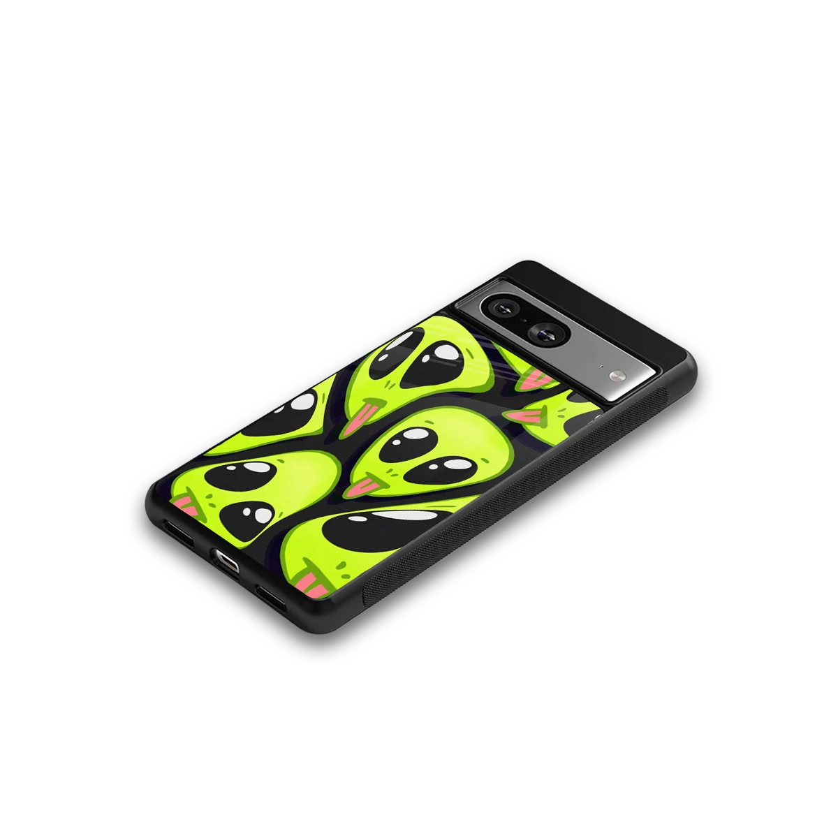 Trippy Aliens google pixel 8 mobile cover | shockproof glass phone case